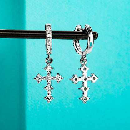 G. Harper Jewelry Co ‘Hail Mary’ Drop Earrings for women front and back detail  