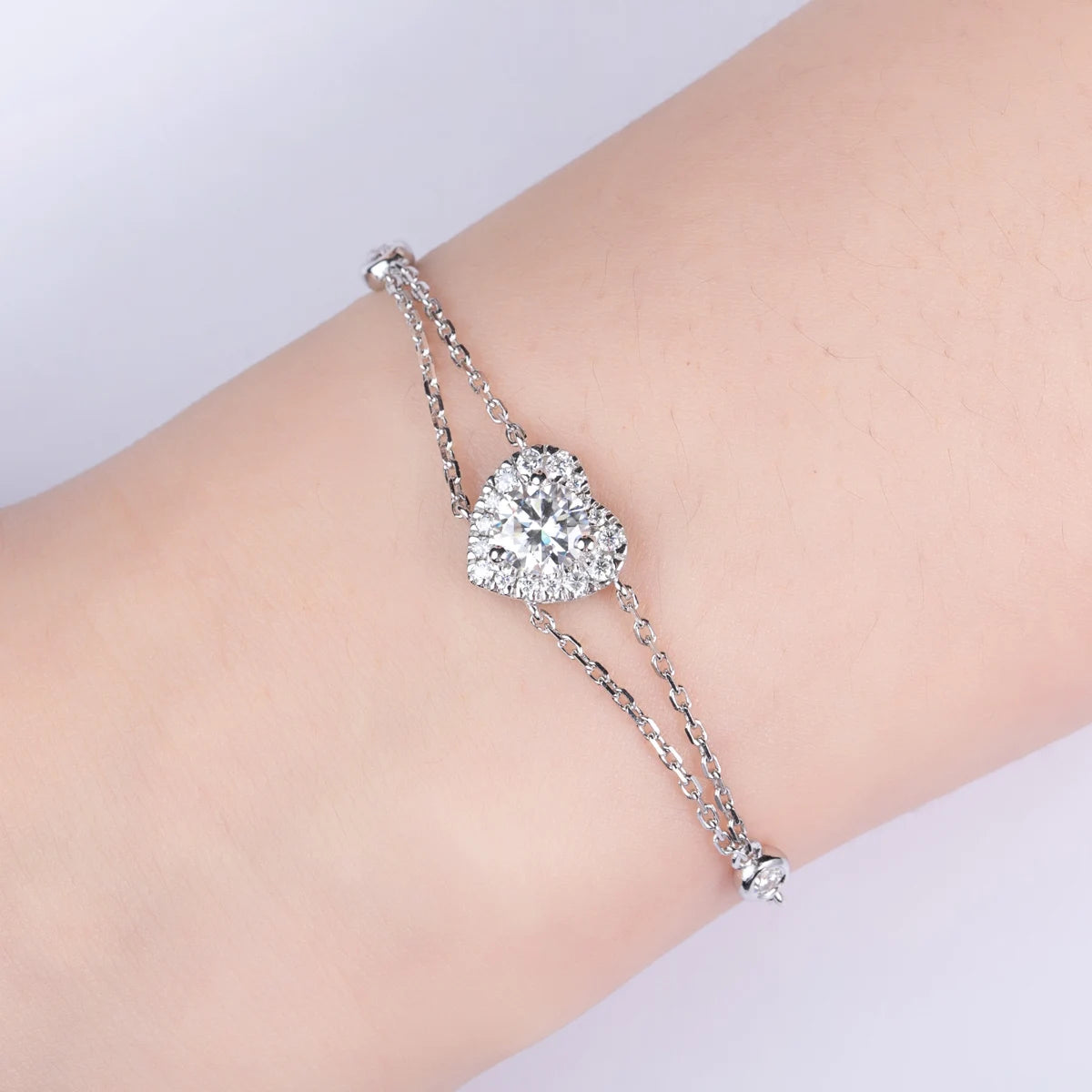 1ct Heart Bracelet